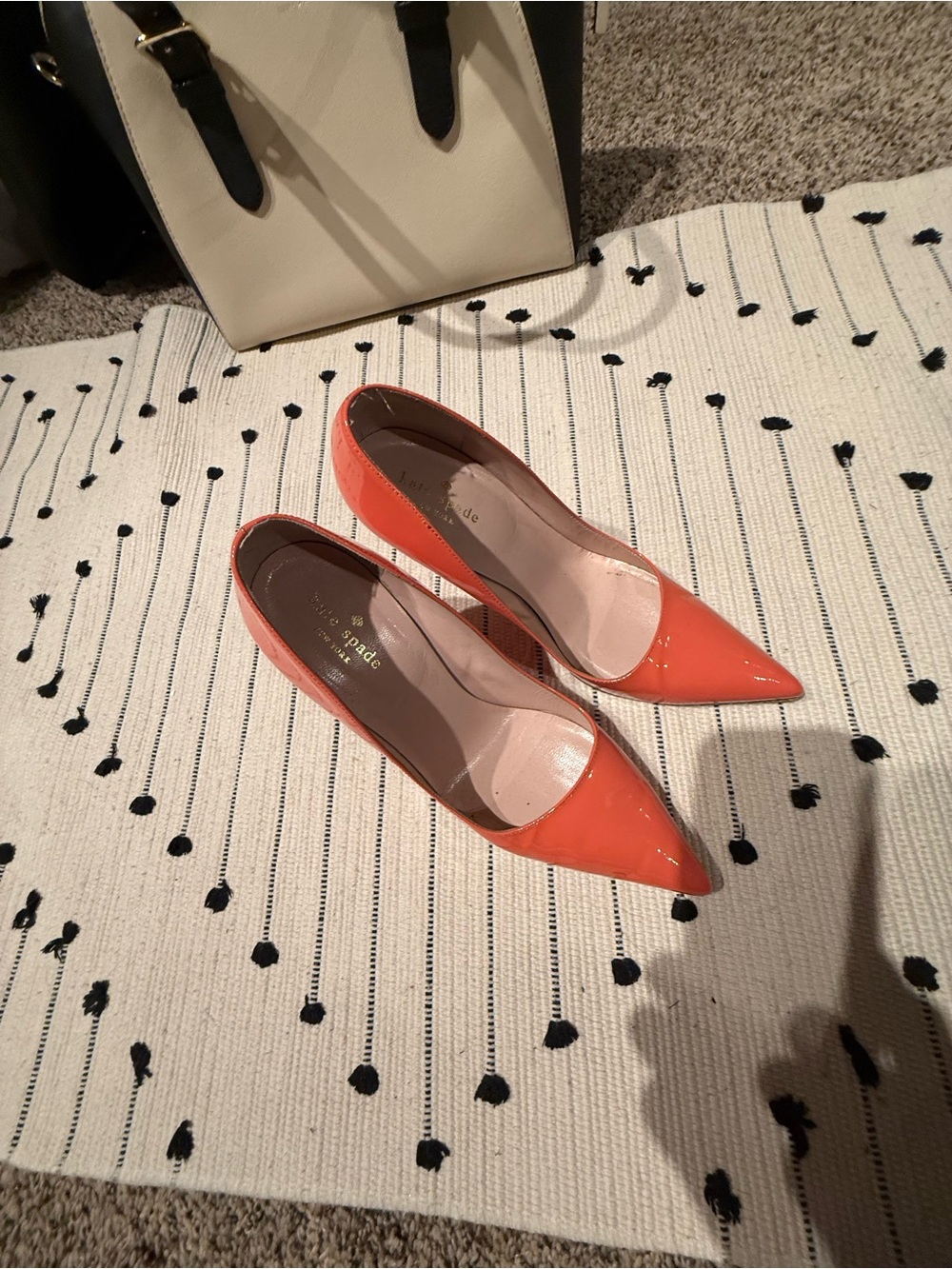 kate spade Coral Patent Leather Pointed-Toe Pumps